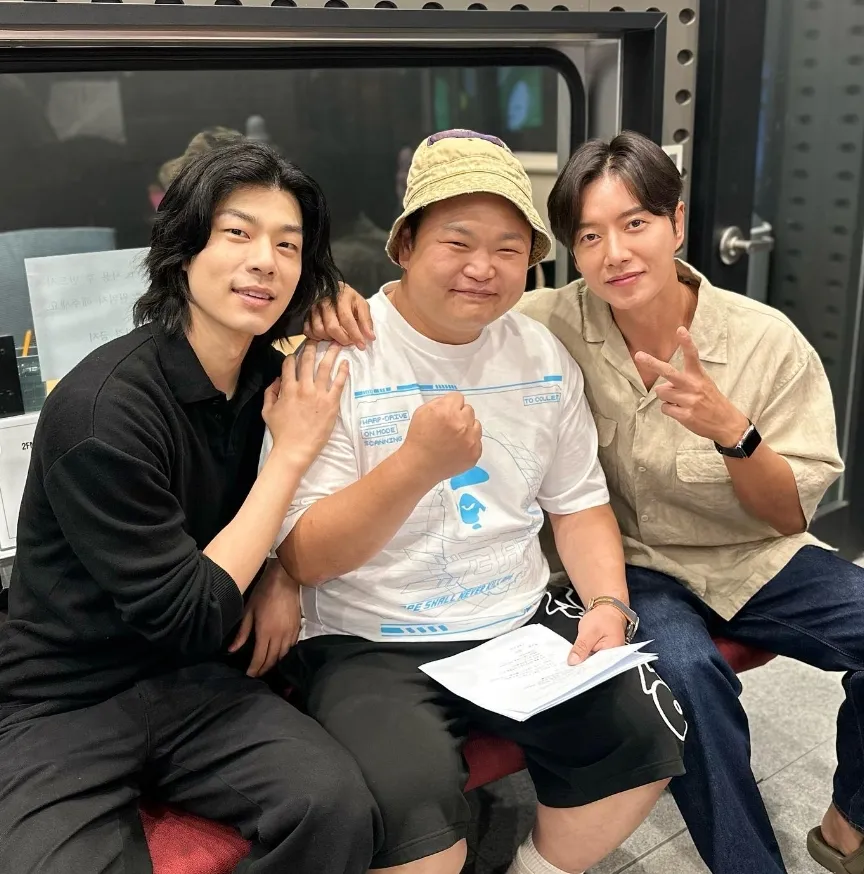 From the left, Kim Jong-hoon, Go Gyu-pil, Park Hae-jin / KBS Cool FM ‘Turn Up the Volume’ official channel