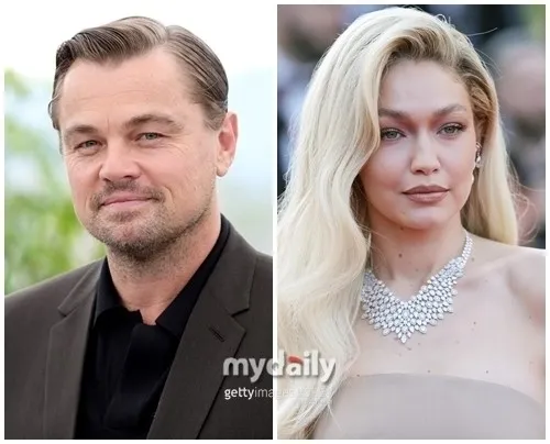 Leonardo DiCaprio, Gigi Hadid/Getty Images Korea