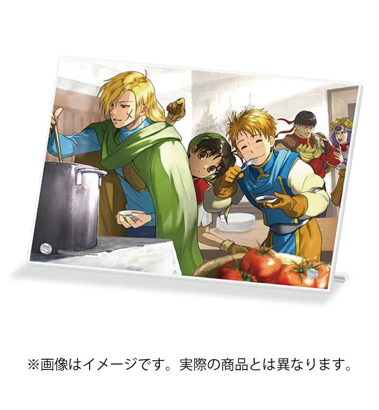 Gremio prepara lo stufato nel pacchetto Famitsu DX per Suikoden 1 e 2