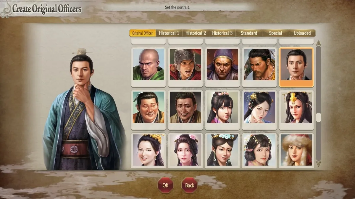 Romance of the Three Kingdoms ROTK 8 Remake recensione - Ritratti dei personaggi originali