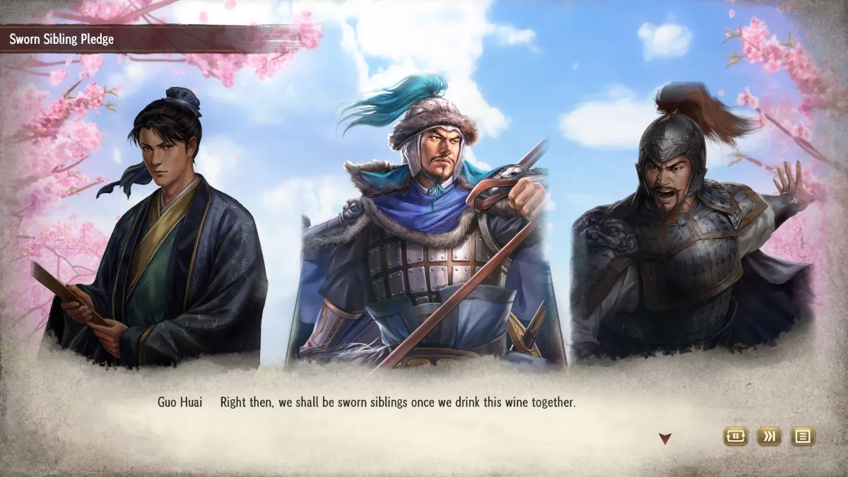 Critique du remake de Romance of the Three Kingdoms ROTK 8 - frères et sœurs jurés