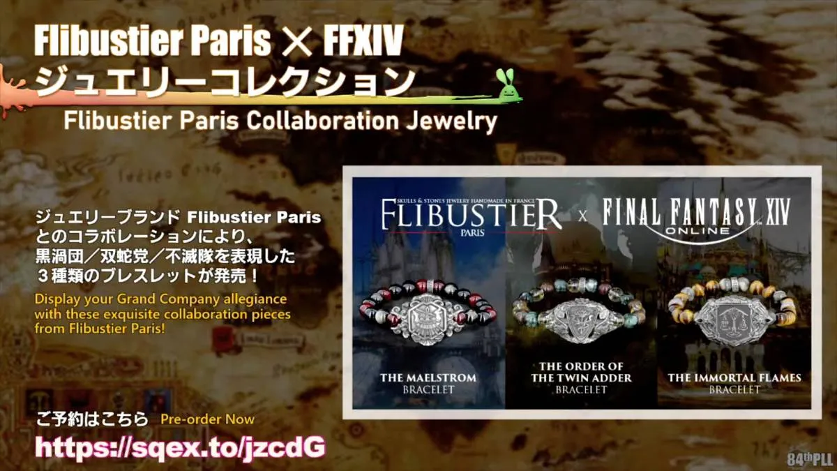 FFXIV Flibustier Paris Bracelets Collection