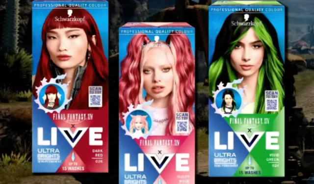 FFXIV Introduces Schwarzkopf Live Hair Dye Options